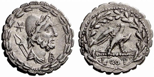 aurelia roman coin denarius